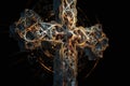 The Cross of Jesus Up Close. Generative AI