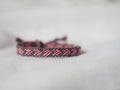 Cross Knot Friendship Bracelet Royalty Free Stock Photo