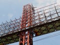 Cross-like giant structure soars into the sky