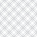 Cross lined seamless minimalistic pattern, vector minimal crossed lines background.