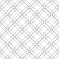 Cross lined seamless minimalistic pattern, vector minimal crossed lines background.