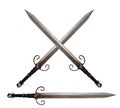 Cross long sword Royalty Free Stock Photo