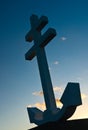 Cross of Lorraine in Greenock Royalty Free Stock Photo