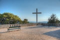 Cross at Marjan hill in Split, Croatia