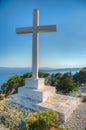 Cross at Marjan hill in Split, Croatia