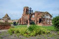 The cross at the mass grave of the soldiers of the Semenovsky and Preobrazhensky regiments Royalty Free Stock Photo