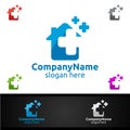 Cross Medical Hospital Logo for Emergency Clinic Drug Store or Volunteers Royalty Free Stock Photo