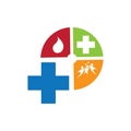 cross medical icon vector illustration design template