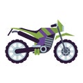 Cross motorcycle style vehicle icon