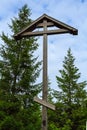 Cross on the mountain Sekirnaya.