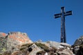 Cross on the Mt. Cresto Royalty Free Stock Photo