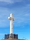 The Cross at Mt. Soledad National Veterans Memorial Park Royalty Free Stock Photo
