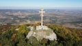 Cross at Okolchica peak built as obeisance to Bulgarian revolutionary and national hero Hristo Botev, Bulgaria