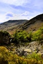 Slate mine on Castle Crag Royalty Free Stock Photo