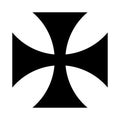 Cross pattee symbol icon