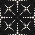 Cross pattern with halftone dotted lines. Royalty Free Stock Photo