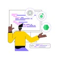 Cross-platform frameworks abstract concept vector illustration Royalty Free Stock Photo