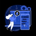Cross-platform testing abstract concept vector illustration.