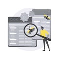 Cross-platform testing abstract concept vector illustration.