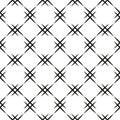 Cross and plus seamless pattern on white background. Monochrome vector illustration for fabric, wallpaper, textile, graphic design Royalty Free Stock Photo