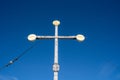 Cross on the rauschberg mountain to commemorate the fallen soldiers of ruhpolding Royalty Free Stock Photo