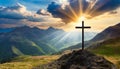 Resurrection Shine The Cross of Easter Royalty Free Stock Photo