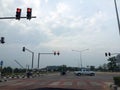 Cross road red light