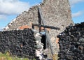 The cross in the ruin