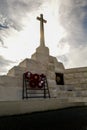 Cross of Sacrifice at Tyne Cot cemetery, Passchendaele Royalty Free Stock Photo