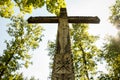 Cross. Sapanta-Peri, Monastery, Maramures, Romania. The Highest Wooden Church In The World Royalty Free Stock Photo