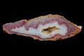 A cross-section of agate