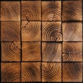 Cross section detail of old hardwood surface Royalty Free Stock Photo