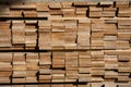 Cross section of sawn timber Royalty Free Stock Photo