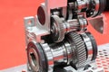 cross section of worm gear pump Royalty Free Stock Photo