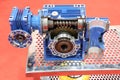 cross section of worm gear pump Royalty Free Stock Photo