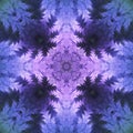 Cross shaped fractal kaleidoscope