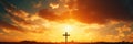 Cross Sky Background Royalty Free Stock Photo