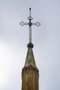 Cross on spire of tower of Monastere de Cimiez Royalty Free Stock Photo