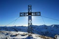 The cross in Sport Gastein, Austria Royalty Free Stock Photo