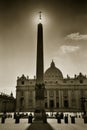 The cross of St. Peter, Rome