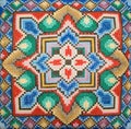 Cross-stitch embroidery