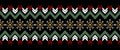 Cross-stitch. Ethnic patterns. Royalty Free Stock Photo