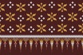 Cross-stitch. Ethnic patterns. indian geometric pattern Indigenous pattern Royalty Free Stock Photo