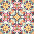 Cross stitch pattern featuring colorful flowers and swirls on a white background. Design for flowers, colorful,background, Royalty Free Stock Photo