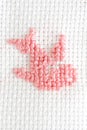 Cross stitching Royalty Free Stock Photo