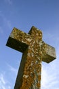 Cross of stone Royalty Free Stock Photo