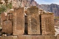 Cross-stone, khachkar, at Noravank monastery, Armenia Royalty Free Stock Photo