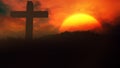 Cross In Sunset