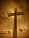 Cross with sword Royalty Free Stock Photo