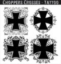Cross tattoo Royalty Free Stock Photo